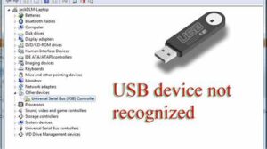 USB Device not recognized
