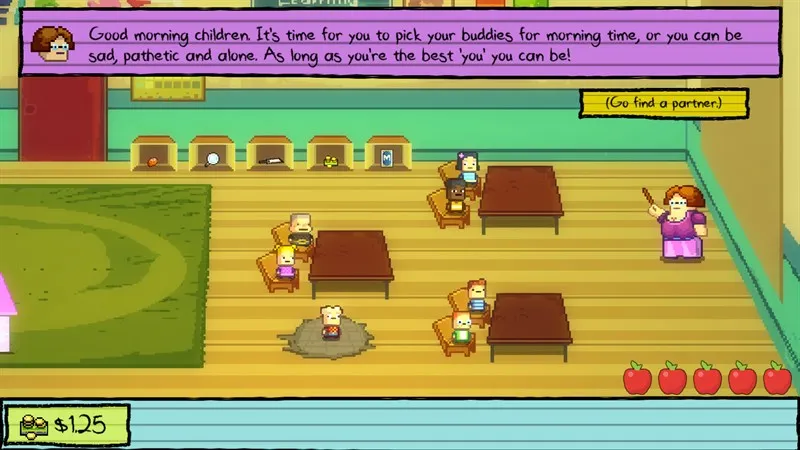 Bối cảnh trường học trong Kindergarten