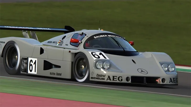 Chiêm ngưỡng siêu xe Mercedes C9 trong Assetto Corsa