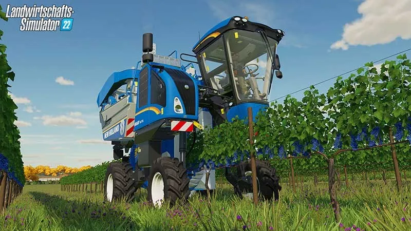 Dàn máy móc nông nghiệp đồ sộ và chân thực