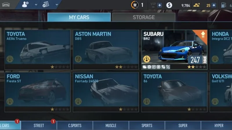 Dàn siêu xe trong Need for Speed No Limits