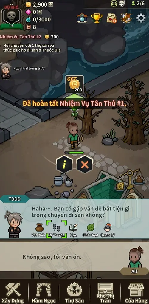 Dàn Thợ Săn đa dạng trong Evil Hunter Tycoon