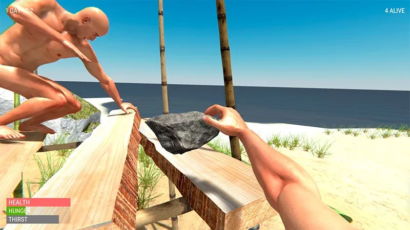 Điều khiển tay độc đáo trong Hand Simulator: Survival