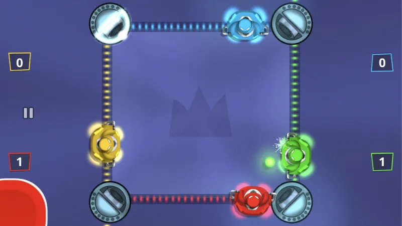 Đồ họa 2D đơn giản và đầy màu sắc của Stickman Party