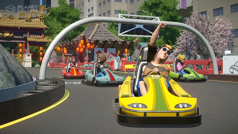 Đồ họa 3D chi tiết và biểu cảm nhân vật trong Planet Coaster