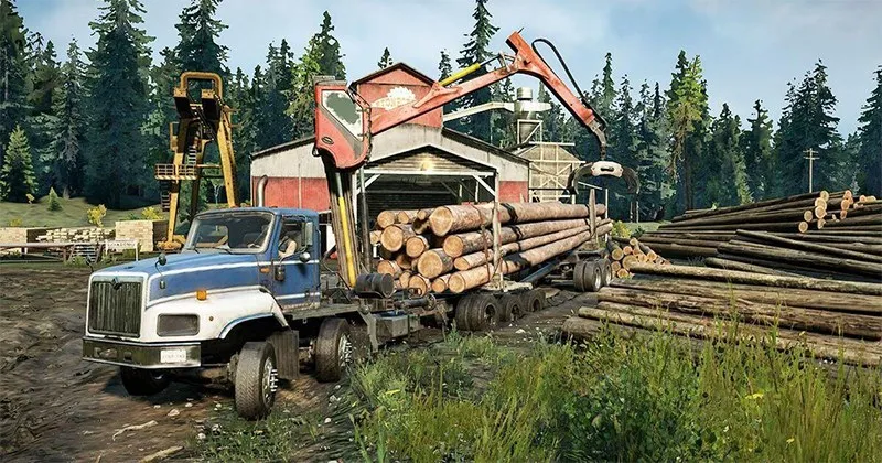 Đồ họa chi tiết và hiệu ứng vật lý ấn tượng của SnowRunner