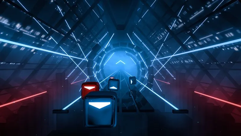 Đồ họa neon đầy màu sắc và ấn tượng của Beat Saber