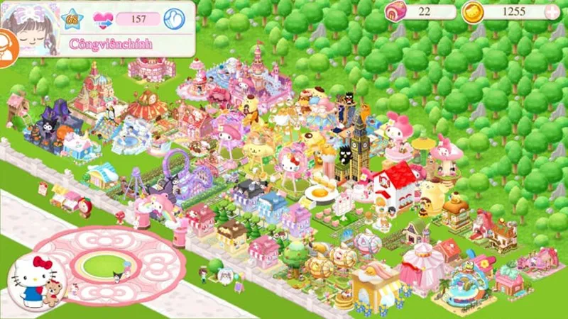 Đồ họa vô cùng đáng yêu và màu sắc trong game