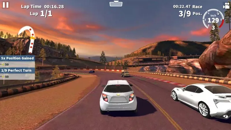 Đường đua đa dạng với hiệu ứng thời tiết trong GT Racing 2