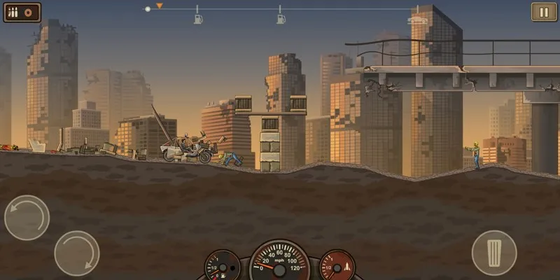 Earn to Die 2 - Lao xe qua bầy zombie