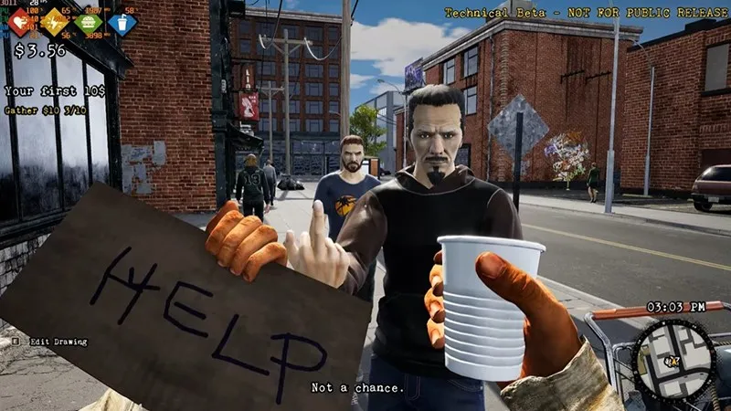 Gameplay hài hước của Bum Simulator