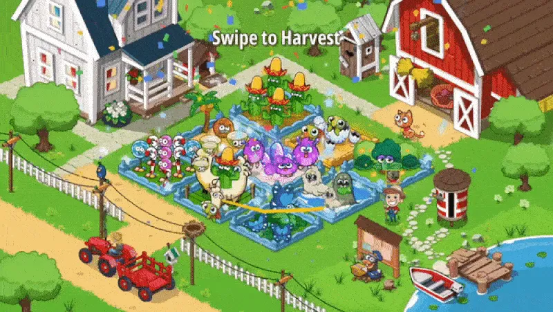 gameplay Idle Farming Empire