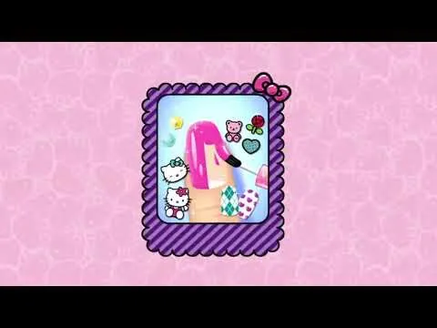 Hello Kitty và những bộ móng tay xinh xắn trong game