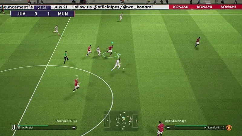Hình ảnh gameplay trong eFootball 2022