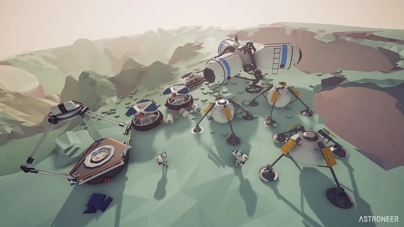 Khám phá hành tinh đầy màu sắc trong Astroneer