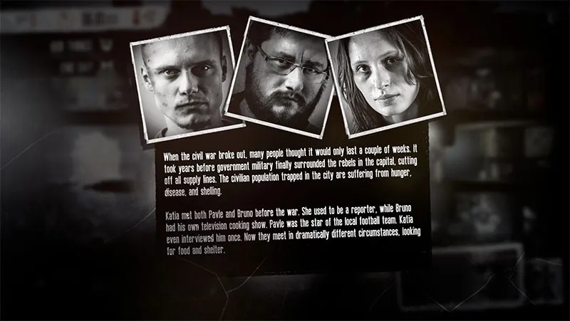 Khung cảnh sinh tồn khắc nghiệt trong This War of Mine