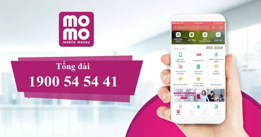 Liên hệ tổng đài Momo để được hỗ trợ xóa tài khoản