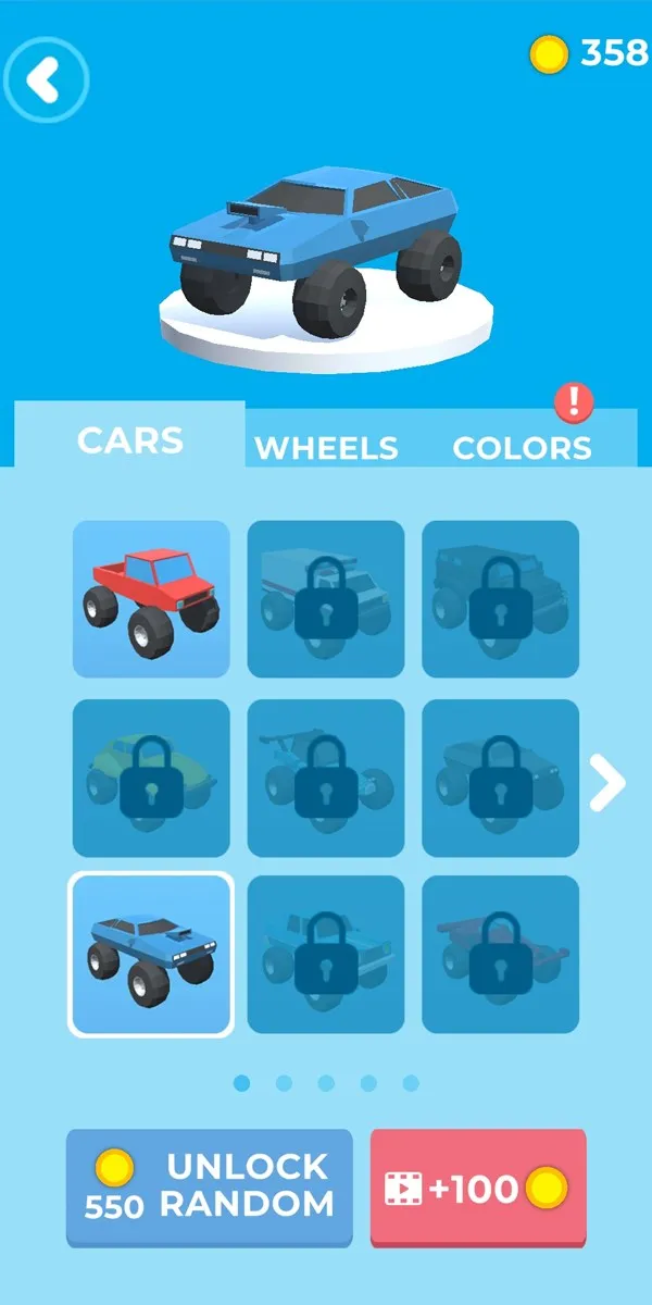 Mở khóa xe mới với thiết kế độc đáo trong Wheel Scale!