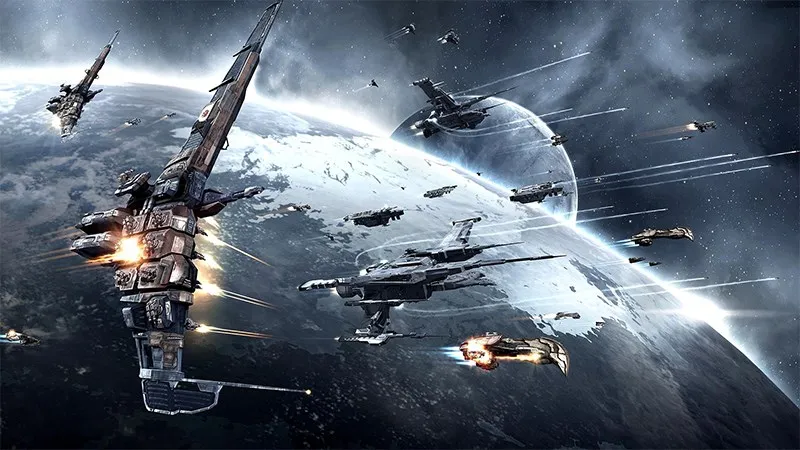 Một trận chiến không gian hoành tráng trong EVE Online