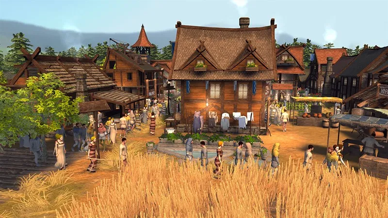 Người dân làm việc chăm chỉ trong thành phố Banished
