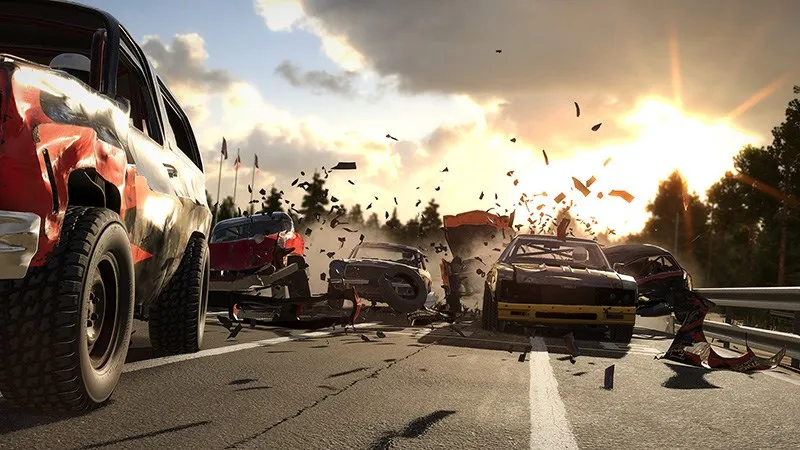 Những pha va chạm nảy lửa trong Wreckfest