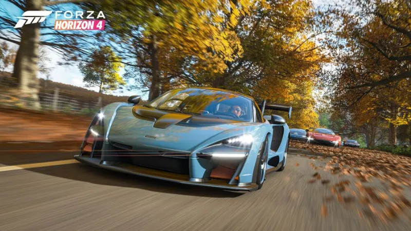 Pha bay xe địa hình ngoạn mục trong game đua xe Forza Horizon 4