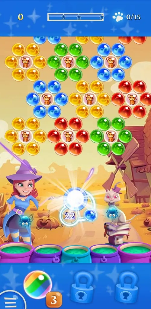 Phù thủy Stella trong Bubble Witch 2 Saga