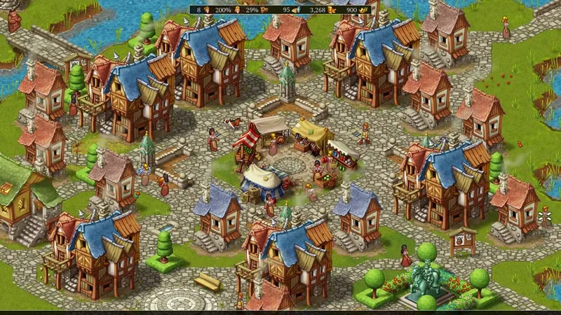 Quản lý chuỗi cung ứng và tài nguyên trong Townsmen