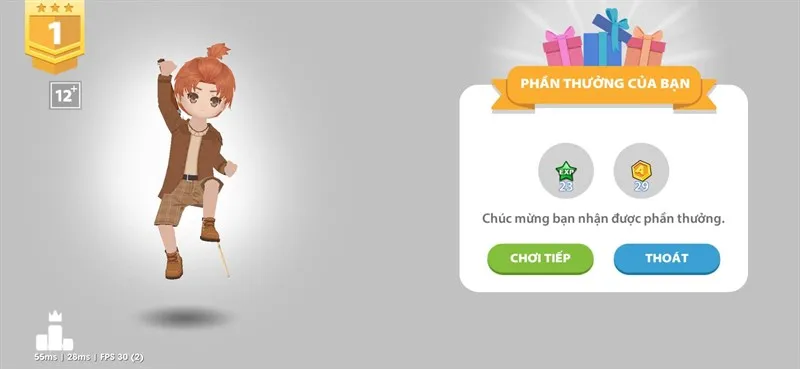 Tham gia mini-game kịch tính tại Trung tâm game Avatar Land