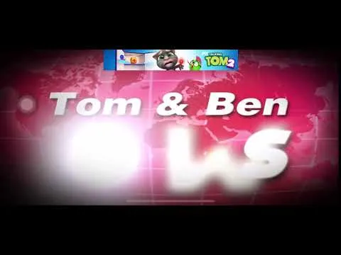 Tom và Ben trong studio tin tức