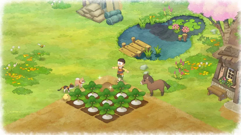 Trải nghiệm làm nông trong Doraemon Story of Seasons