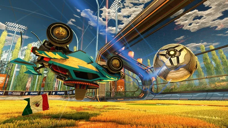 Trận đấu Rocket League kịch tính