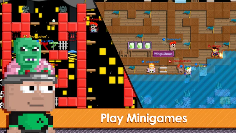 Vô vàn mini-game sáng tạo do cộng đồng tạo ra