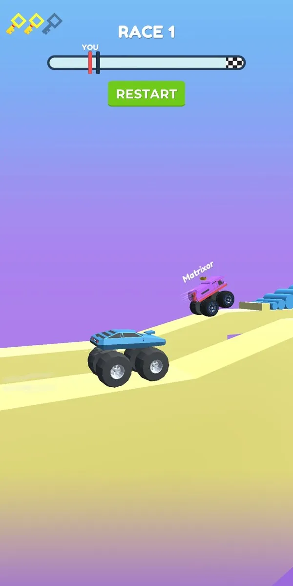 Wheel Scale! gameplay với cơ chế thay đổi kích thước bánh xe độc đáo