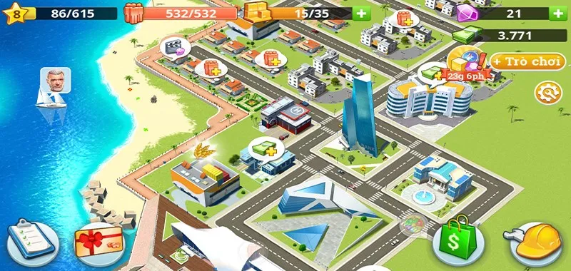 Xây dựng thành phố sôi động trong Little Big City 2