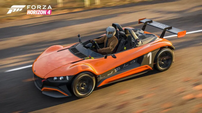 Xe đua thể thao hạng nhẹ VUHL 05RR trong game Forza Horizon 4