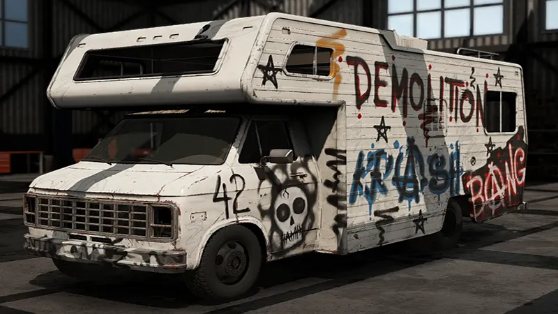 Xe Motorhome hầm hố sẵn sàng va chạm trong Wreckfest